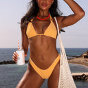 SIMPLE STRAP HALTER BIKINI TOP - Las Olas
