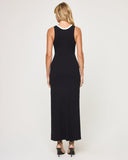 Steph Dress - Black - Cream - Las Olas