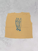THREE LITTLE FISH SUMMER CROPPED MUSCLE TANK - Las Olas