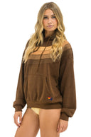 WAVE STRIPE 4 - PULLOVER HOODIE RELAXED - Las Olas