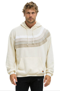 WAVE STRIPE 4 - PULLOVER HOODIE RELAXED - Las Olas