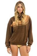 WAVE STRIPE 4 - PULLOVER HOODIE RELAXED - Las Olas