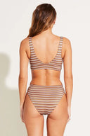 CALI HIGH LEG FULL COVERAGE BOTTOM - Las Olas