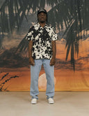 COW LEISURE STRETCH BUTTONUP - Las Olas