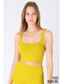 NIKIBIKI CHEVRON RIBBED CROP TOP - Las Olas