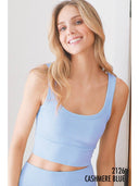 NIKIBIKI CHEVRON RIBBED CROP TOP - Las Olas