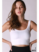 NIKIBIKI CHEVRON RIBBED CROP TOP - Las Olas