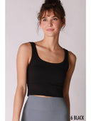 NIKIBIKI CHEVRON RIBBED CROP TOP - Las Olas