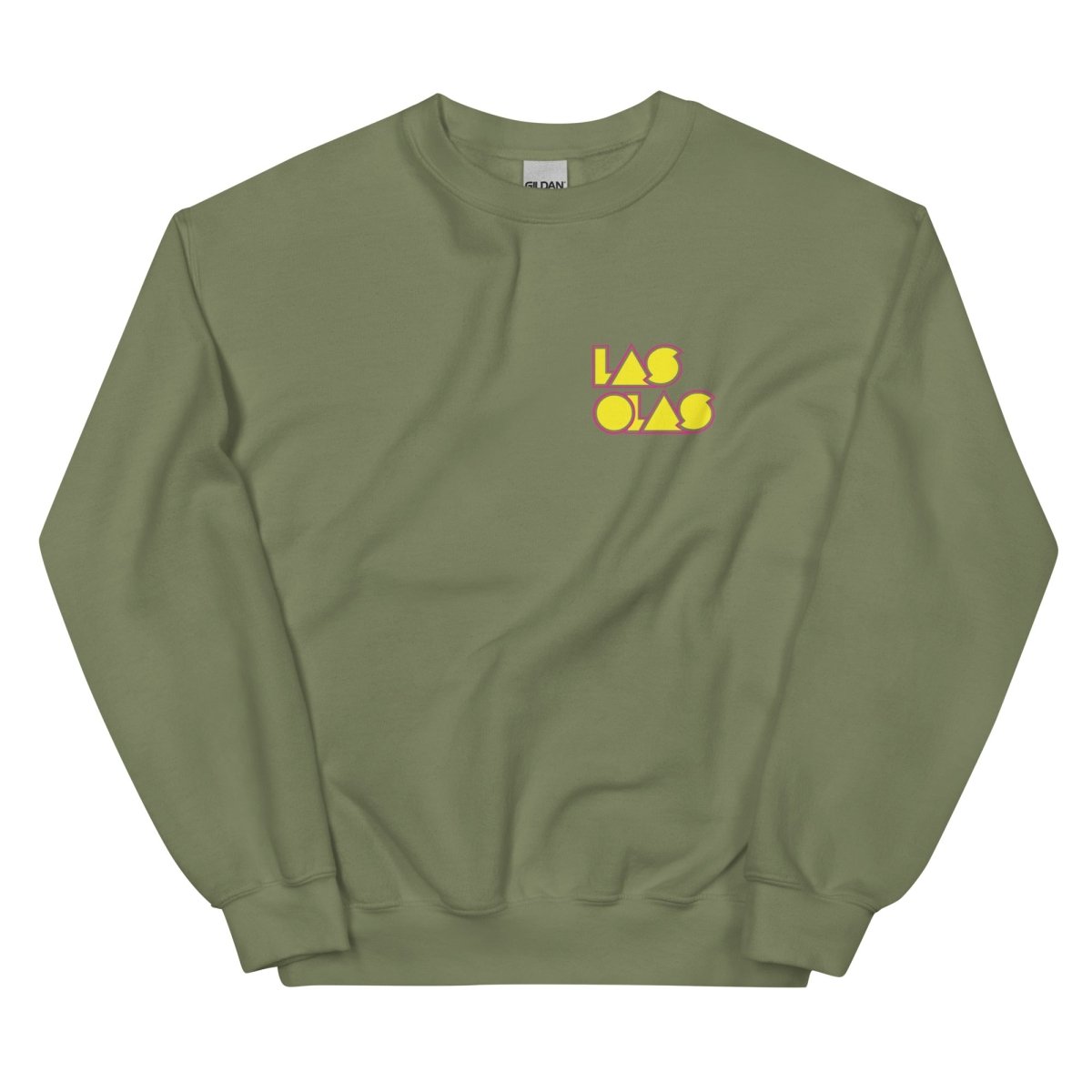 Yellow logo 80s Crewneck Las Olas Las Olas